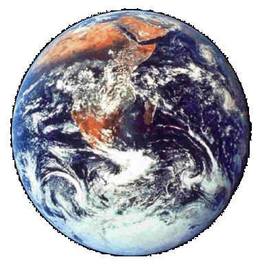 Planet 3 des Sol-Systems - die Erde - 